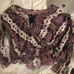 Hollister long sleeve blouse